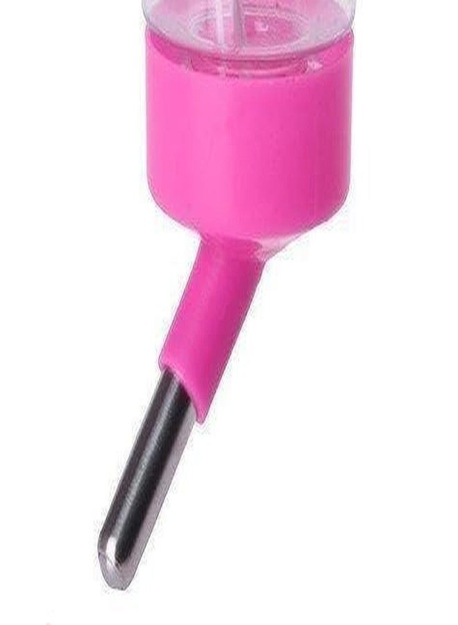 Sage Square 250 ML Leak Proof Water Bottle, Cage Accessories for Small Pets Hamster, Dwarf, Gerbil, Mice, Guinea Pig, Ferret, Rabbit (Pink) - Image 3